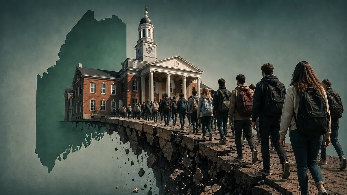 Photo: mainepolicy.substack.com Maine's Free Community College Program Lacks Income Limits