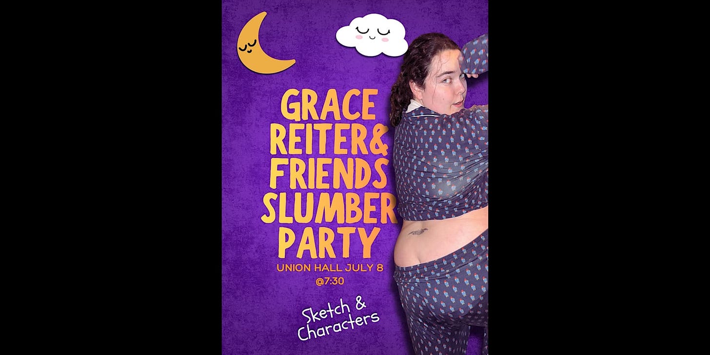 Grace Reiter and Friends Slumber Party