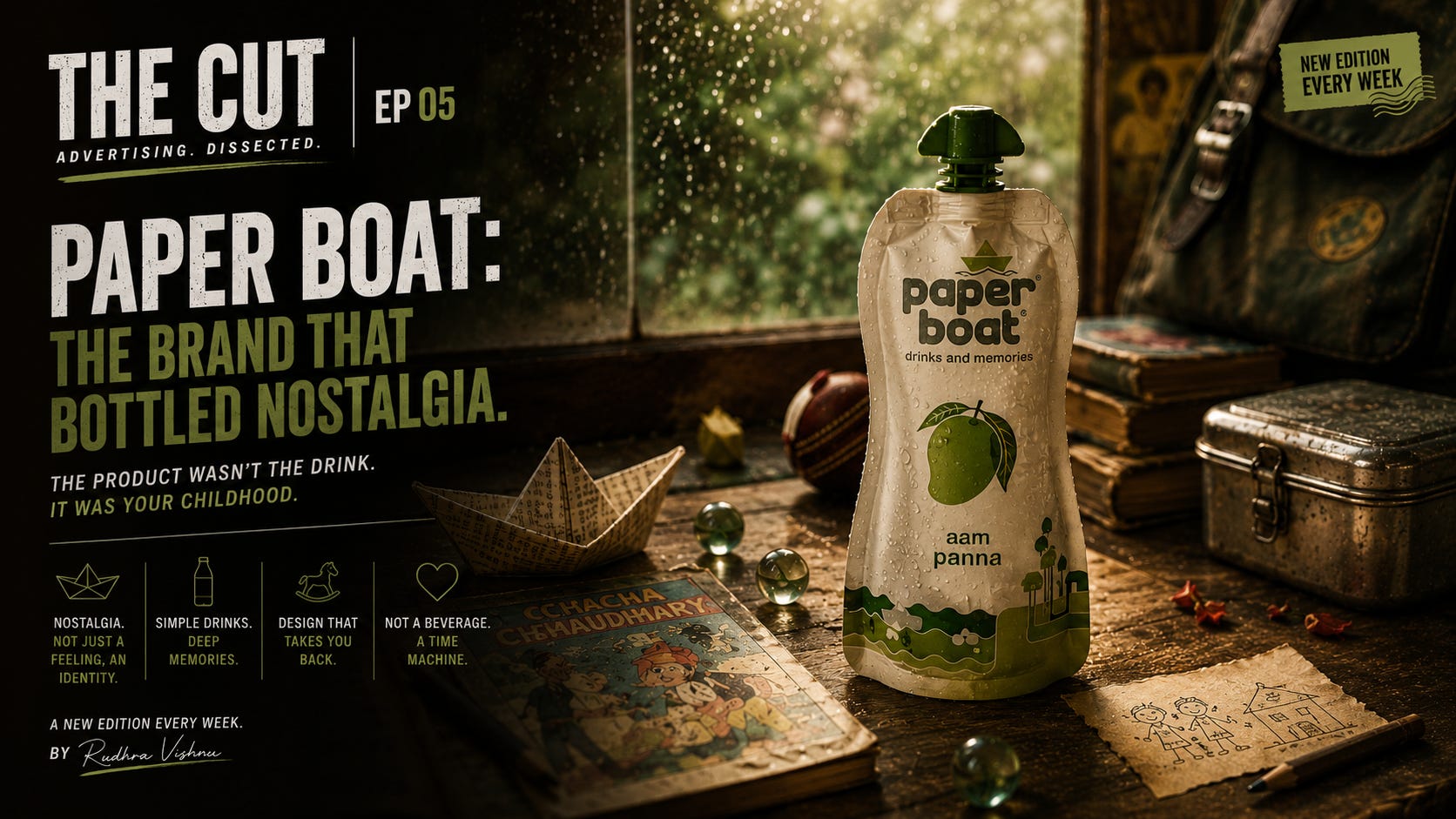 THE CUT:Paper Boat:The Brand That Bottled Nostalgia.