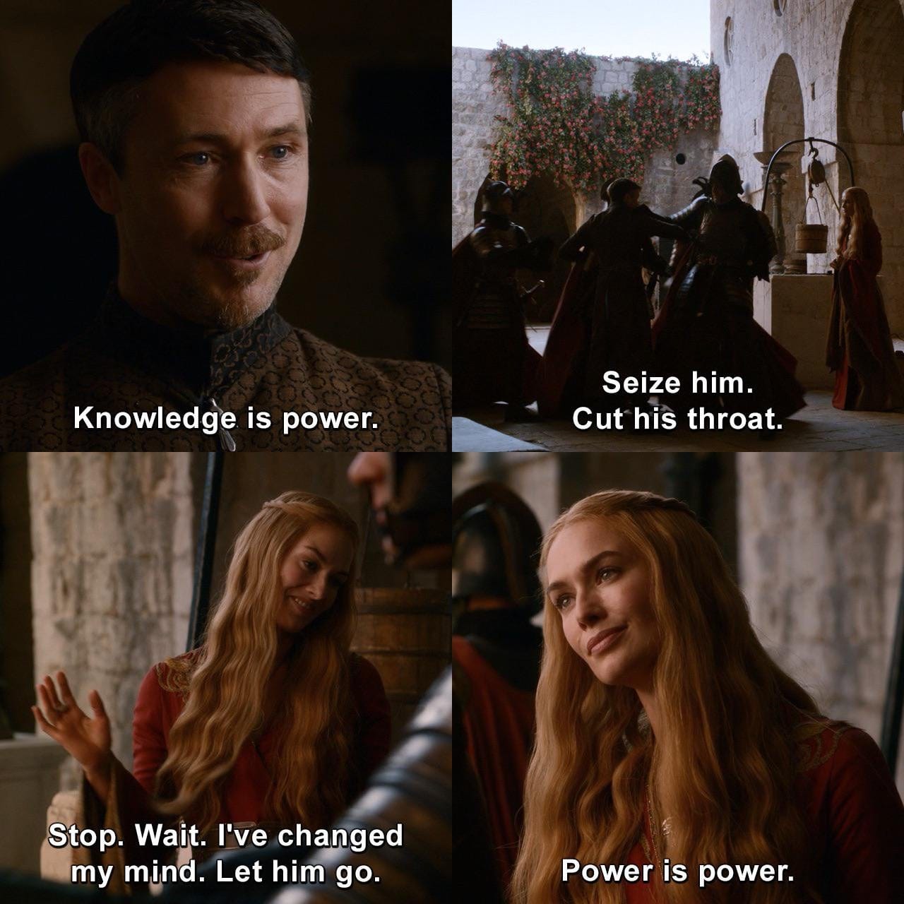 Cersei gave the most accurate description of what Power… Real Power in the real world looks like : r/gameofthrones Cersei gave the most accurate description of what Power… Real Power in the real world looks like : r/gameofthrones