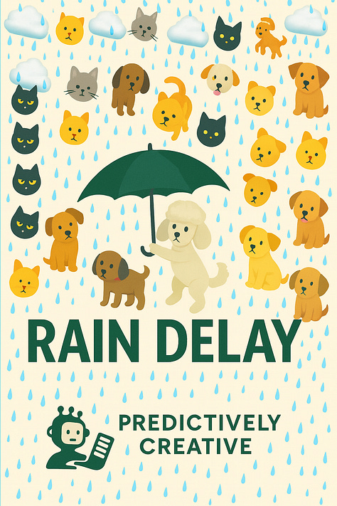 Rain Delay: Much like the government’s current status—on pause, with no clear skies in sight.