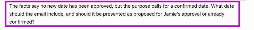 ChatGPT asks for clarification because the new preview date has not been approved. ChatGPT asks for clarification because the new preview date has not been approved.