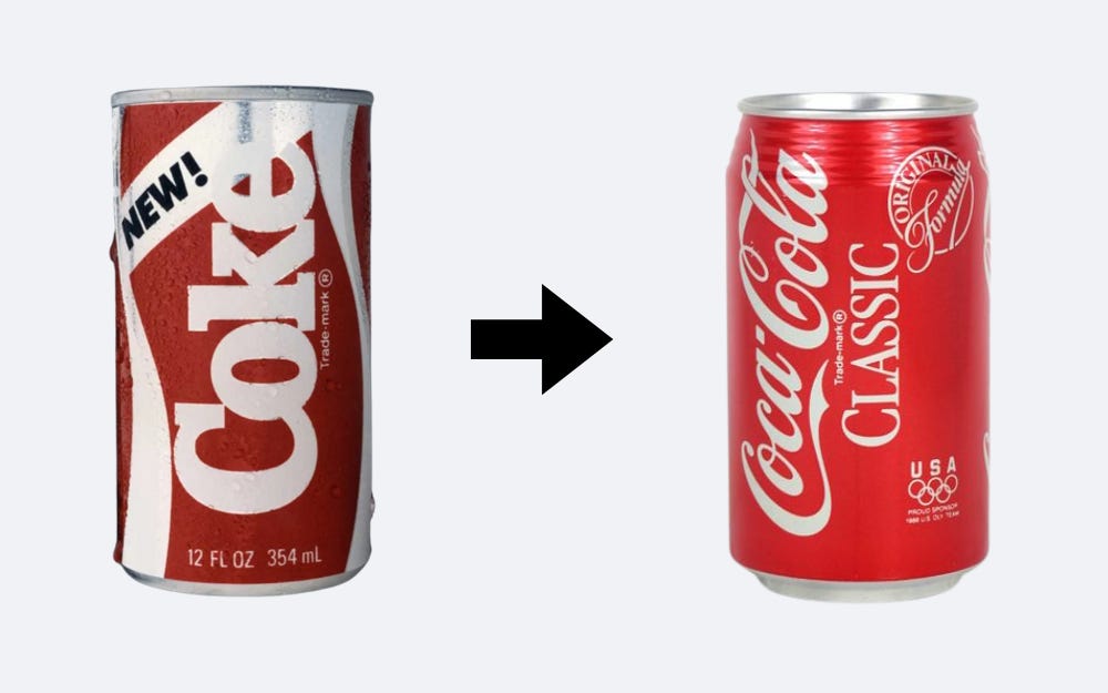 New Coke: A Classic Branding Case Study on a Major Product Change Failure -  The Branding Journal