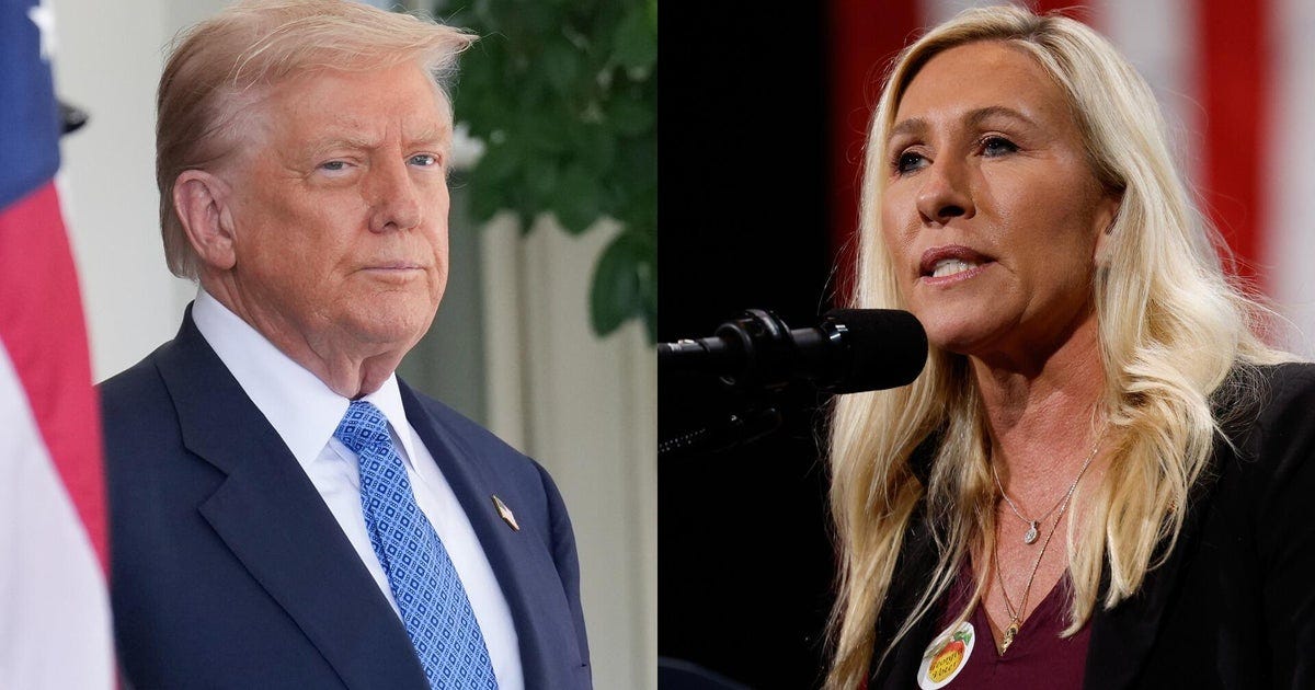 Marjorie Taylor Greene apologizes for "toxic politics" as Trump slams key  ally