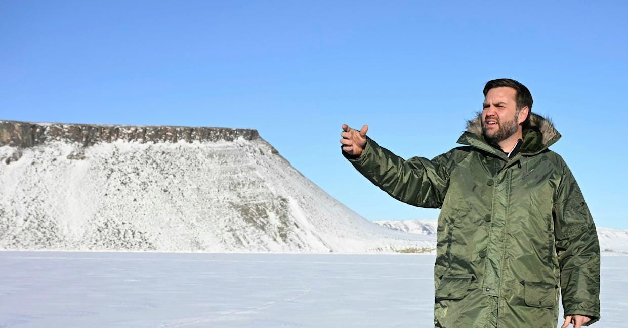 JD VANCE: GREENLAND STRIKES BACK