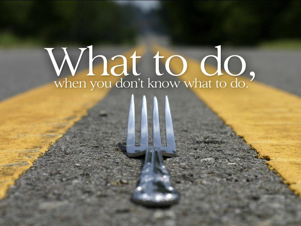 Getting Healthy, One Day at at Time: What To Do?