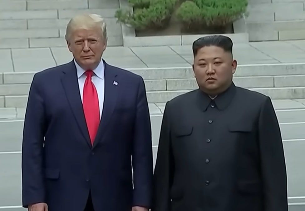 Trump Leaving Old-Spice-Scented Love Notes In Kim Jong-Un's Locker Again