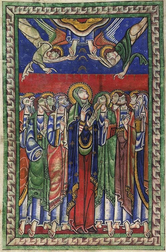 Burne-Jones Catalogue Raisonné | Ascension, stained-glass, St Philip's Cathedral, Birmingham, 1896