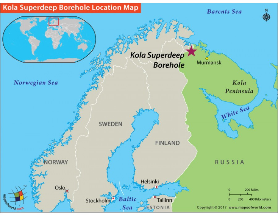 Buy Kola Superdeep Borehole Location Map Buy Kola Superdeep Borehole Location Map
