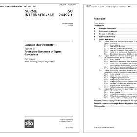 La norme ISO 24495-1 (ça fait un peu personnage de Star Wars non ?) 