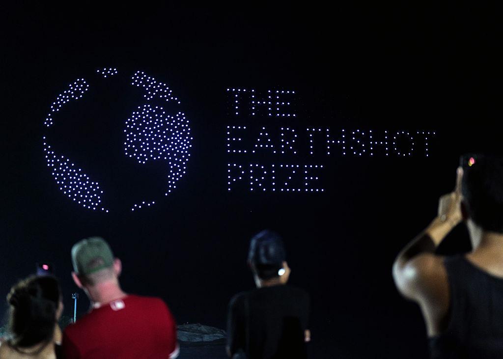 A drone show A drone show