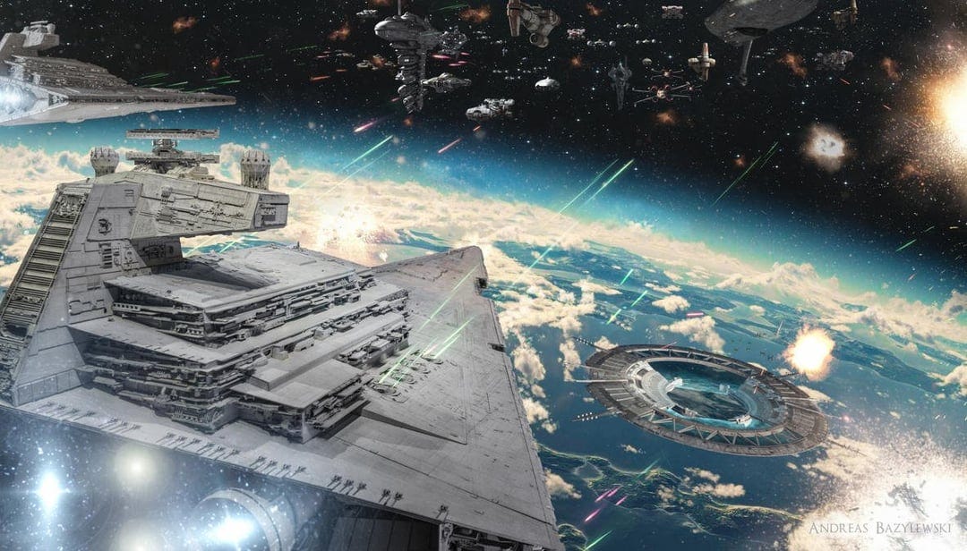 Rogue One: Battle of Scarif by Andreas Bazylewski : r/StarWars