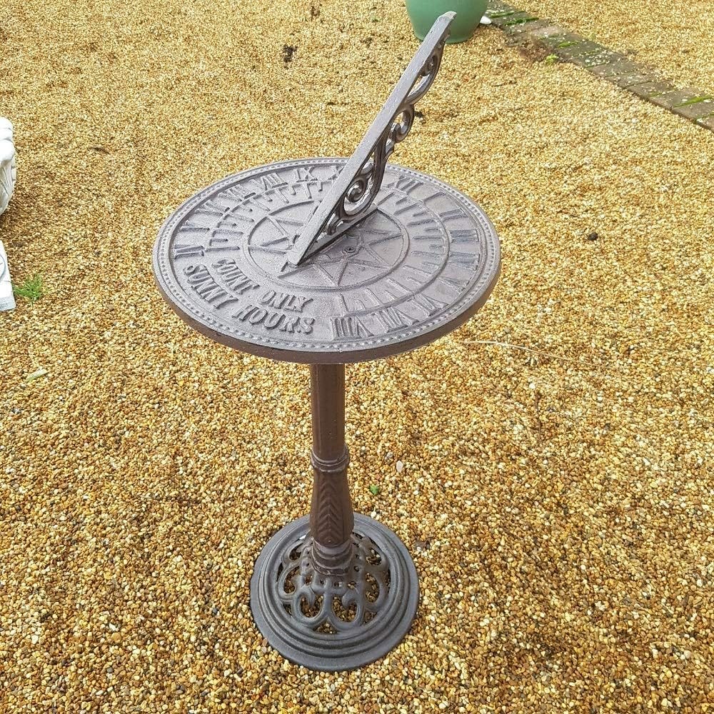 Cast Iron Sundial on Stand 92cm High : Amazon.co.uk: Home & Kitchen Cast Iron Sundial on Stand 92cm High : Amazon.co.uk: Home & Kitchen