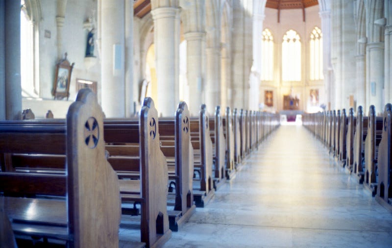 empty church pew empty church pew