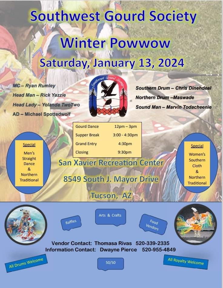 Southwest Gourd Society Winter Pow Wow 2024
