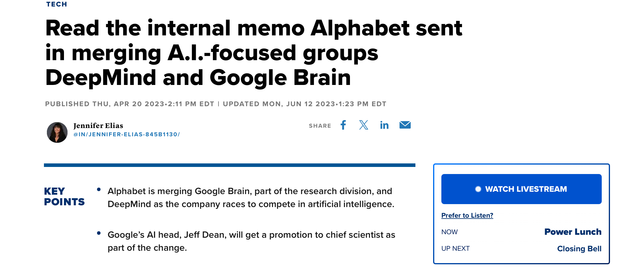 Google's biggest mistake?