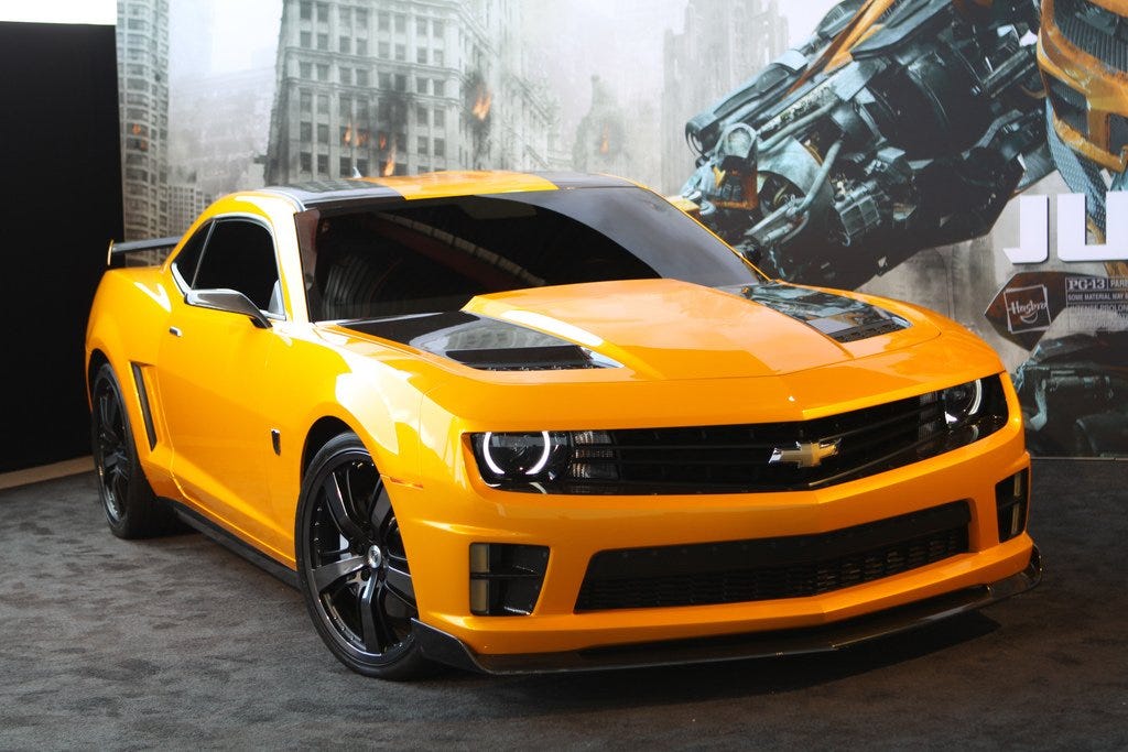 Chevrolet Camaro 2007 “Bumblebee” (Transformers) - Vintage Clássicos