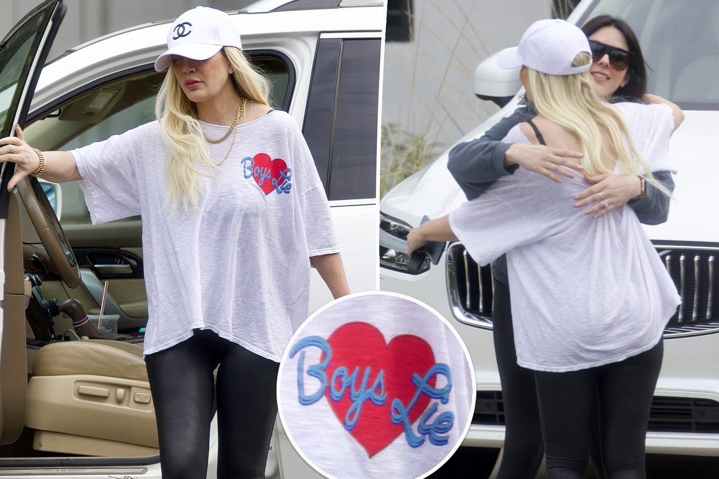 Tori Spelling wears 'Boys Lie' T-shirt amid Dean McDermott divorce