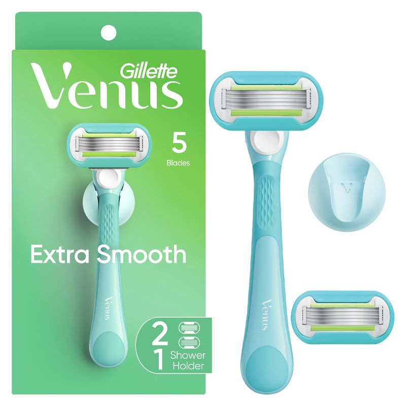 Venus Extra Smooth Pink Women's Razor + Razor Blade Refills, 1 of 12
