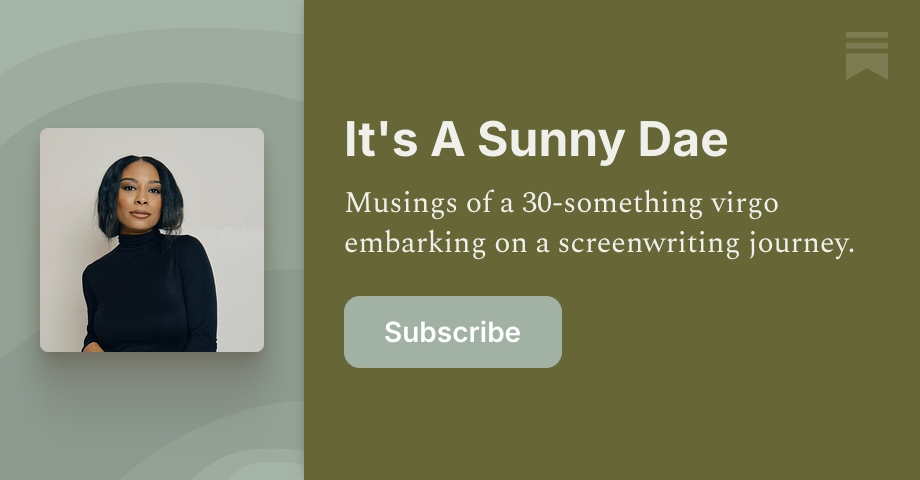 It's A Sunny Dae | Substack