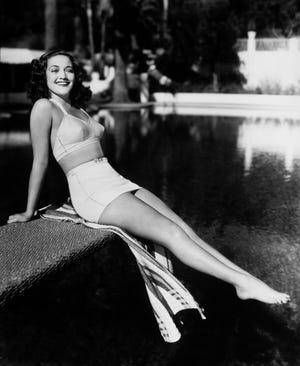 Image of Hedy Lamarr, c. 1940 (b/w photo)