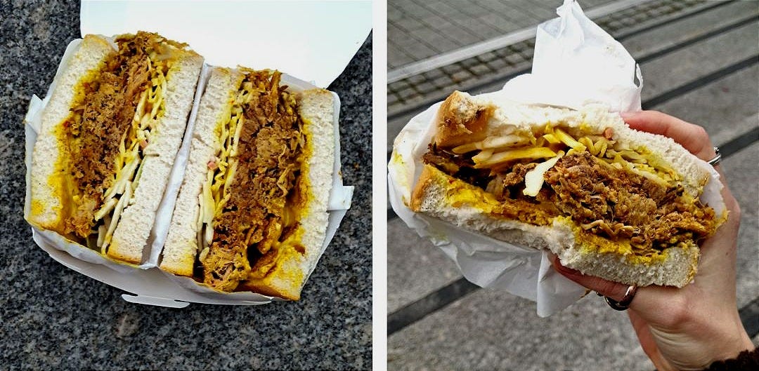 pulled pork sandwich