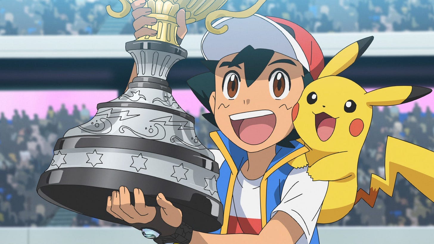 Ash Ketchum becomes Pokémon world champion after 25-year journey