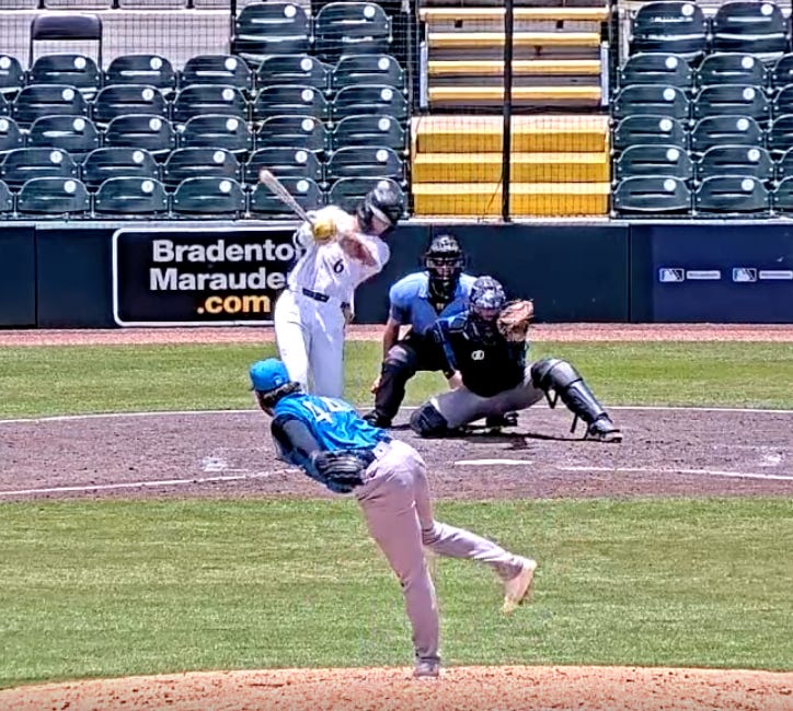 Rynders Finishes Triple Shy of the Cycle, Marauders Reel in Tarpons 10-3