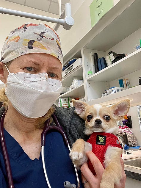 Dr. Melissa Magnuson with her patients