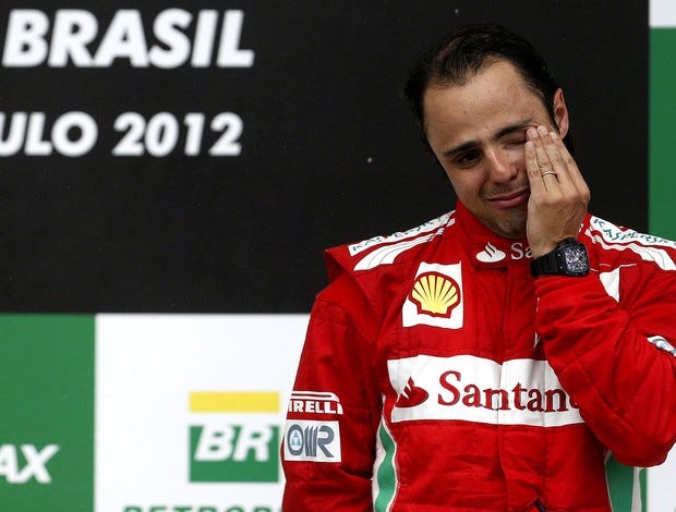 Massa explica choro após GP do Brasil e diz que até pensou em parar | sportv.com Massa explica choro após GP do Brasil e diz que até pensou em parar | sportv.com