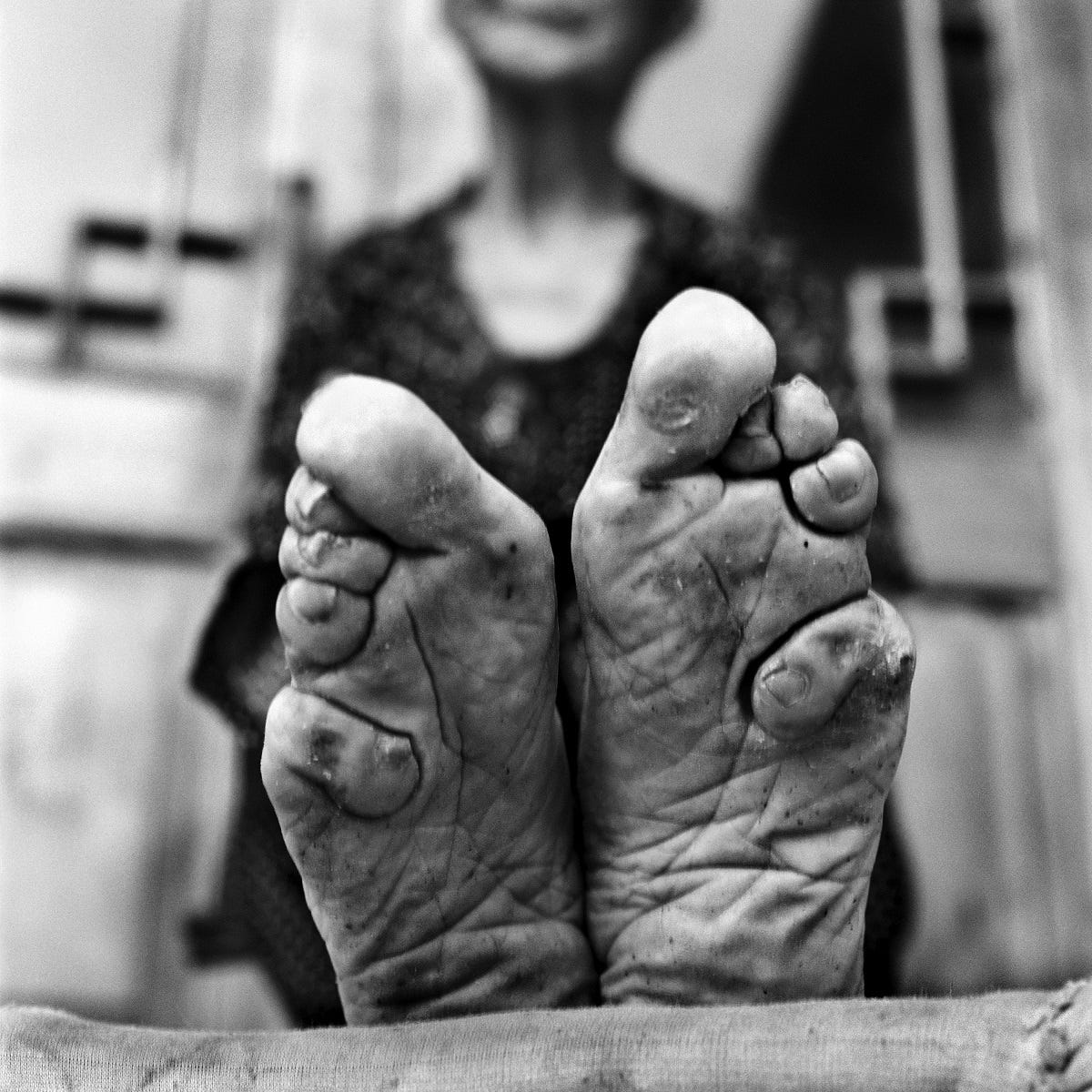 Lady showing her found feet Lady showing her found feet