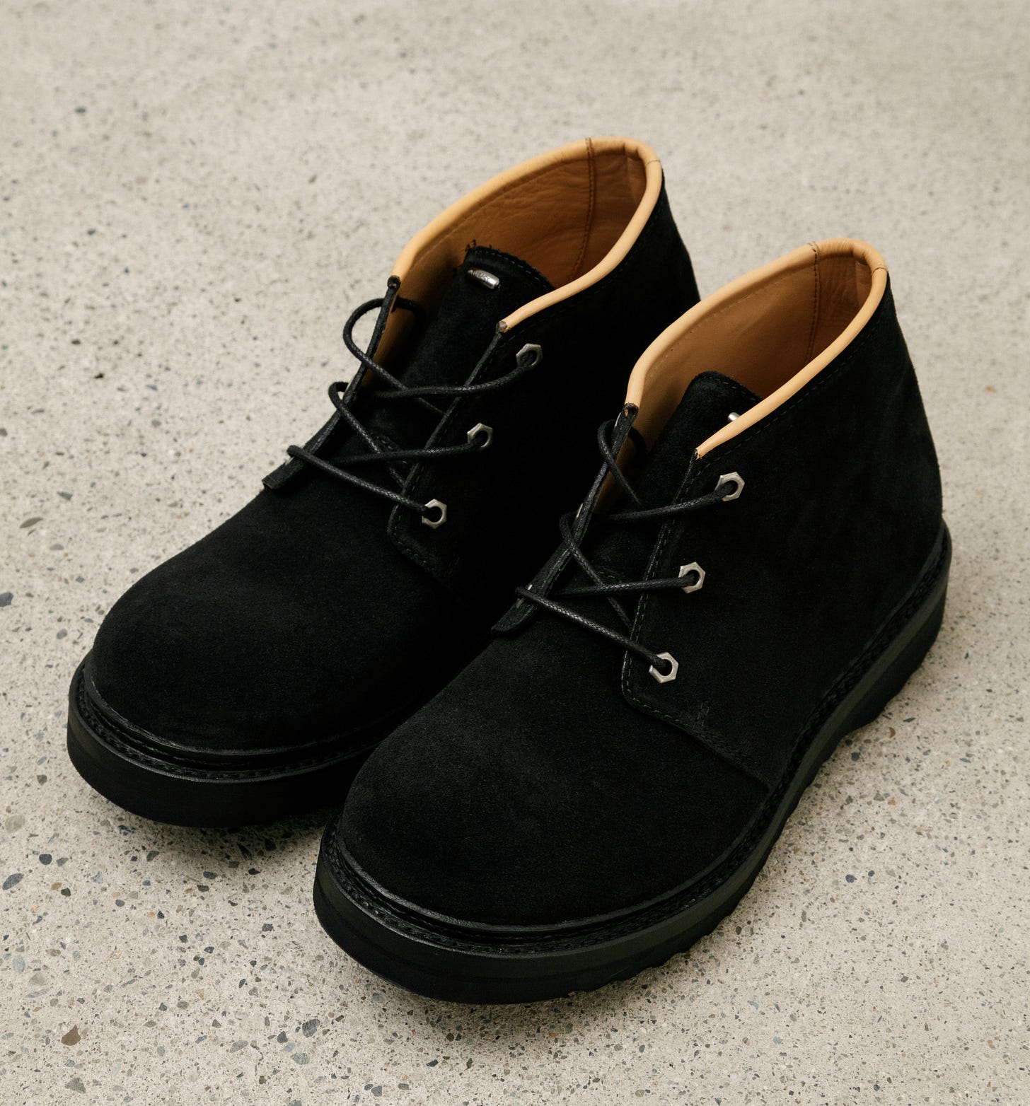 Our Legacy Chukka Boot Dim Black Velour Suede