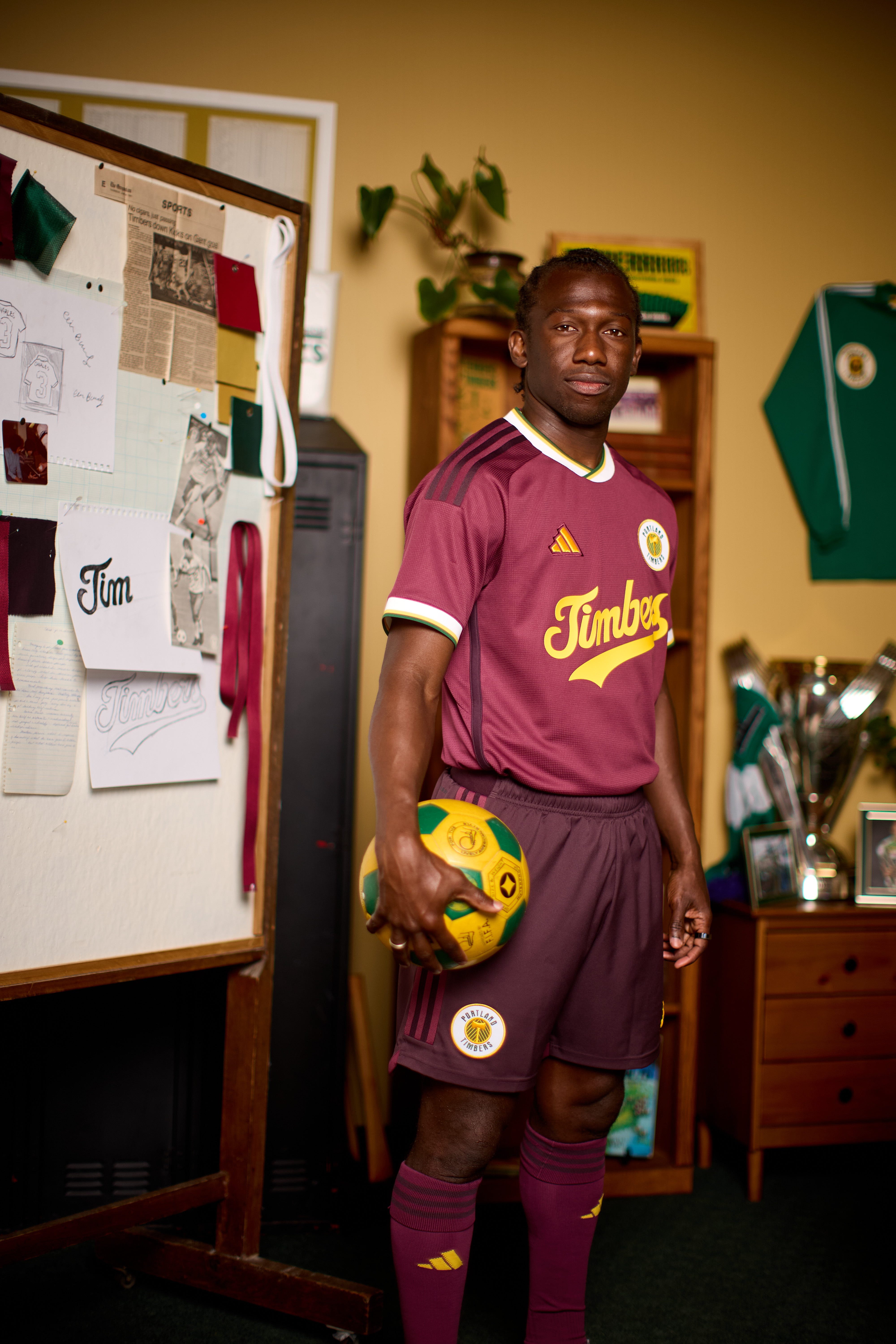 Portland Timbers release Clive Charles inspired crimson third kit