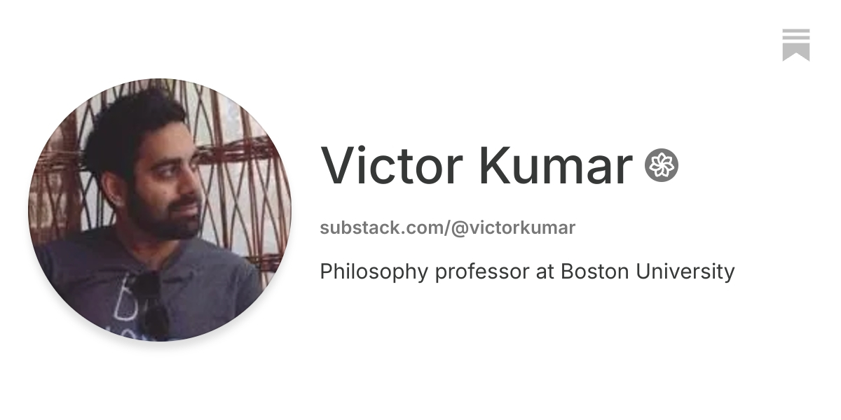 Victor Kumar | Substack