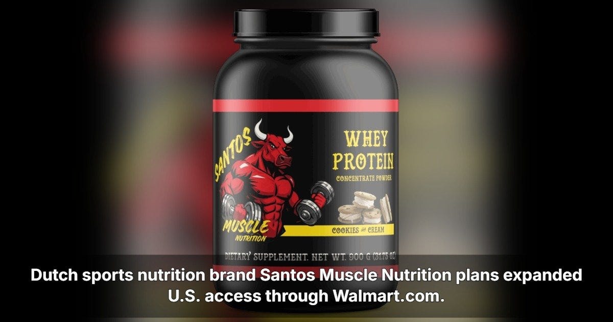 Santos Muscle Nutrition Expands to U.S. Through Walmart.com