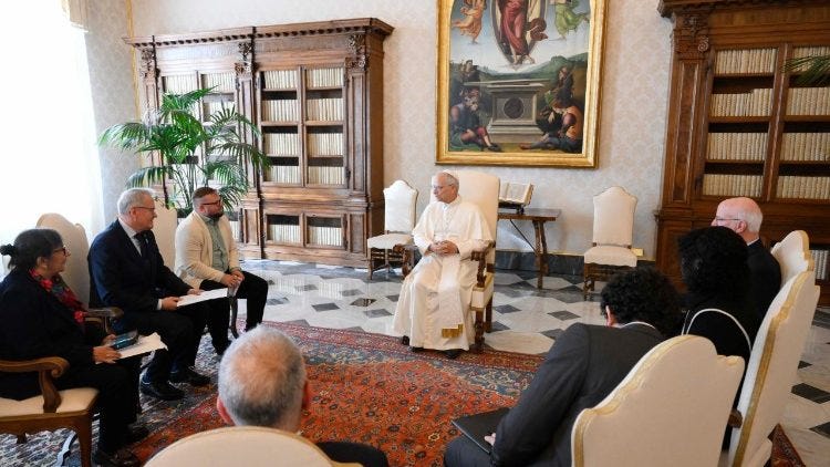 The ECA Global meeting with the Pope