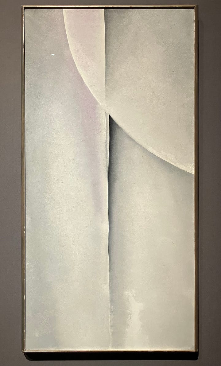 Abstract paintings by Georgia O'Keeffe