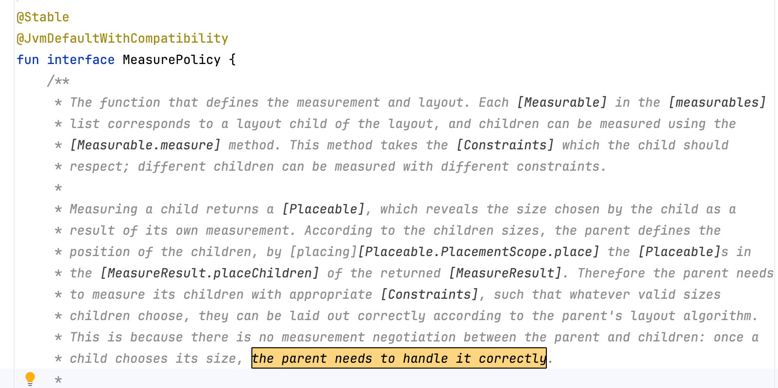 Jetpack Compose MeasurePolicy Explained