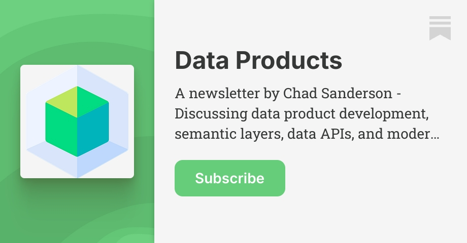 Data Products | Chad Sanderson | Substack