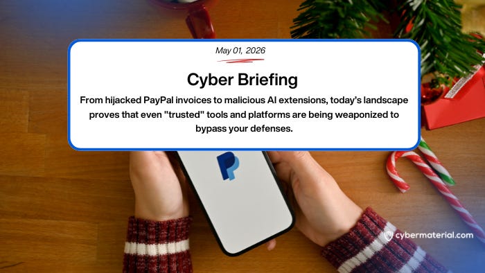 Cyber Briefing for May 1, 2026 – CyberMaterial
