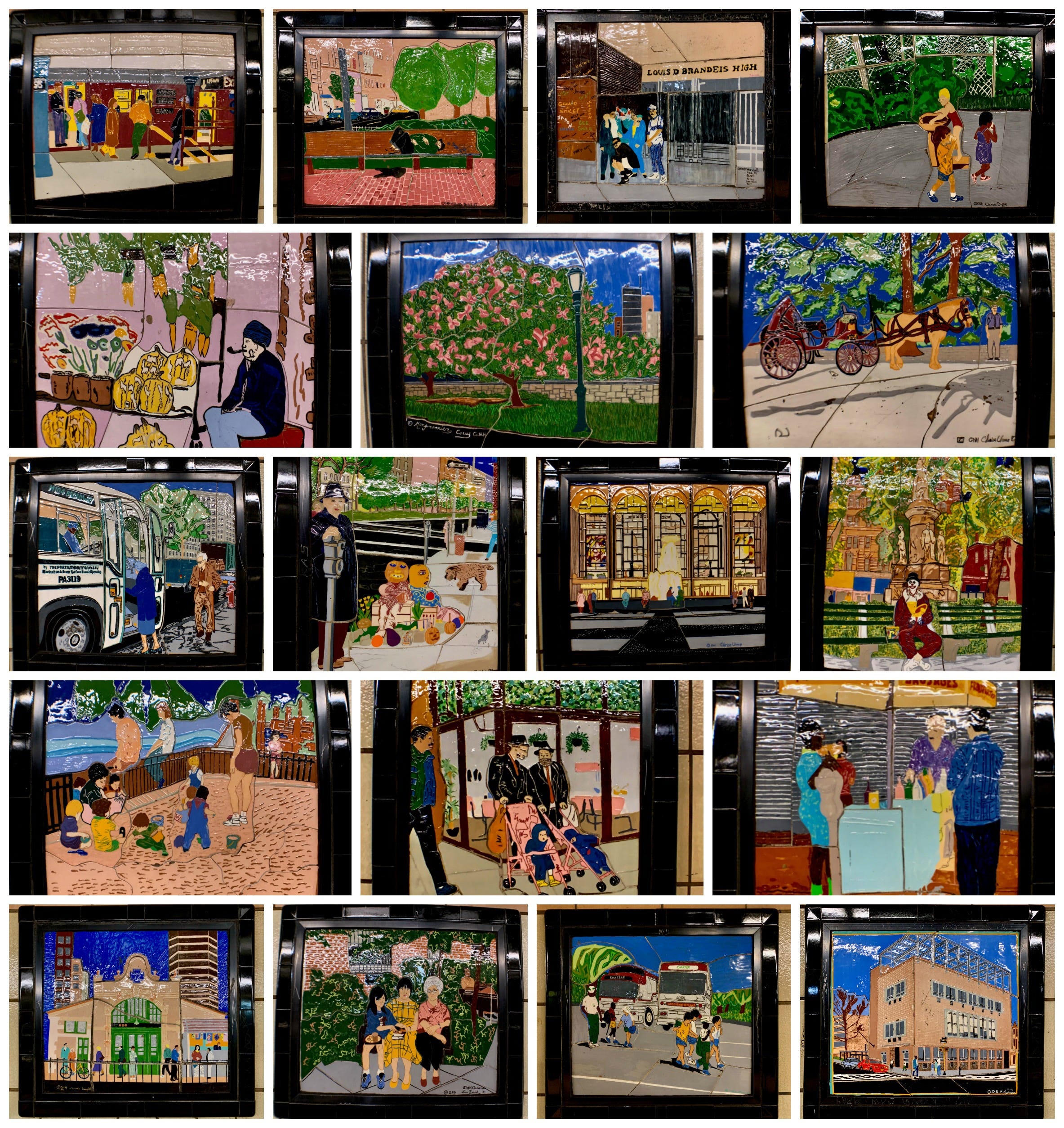 The 86th Street Station - by Adrian Brune - Underground Art