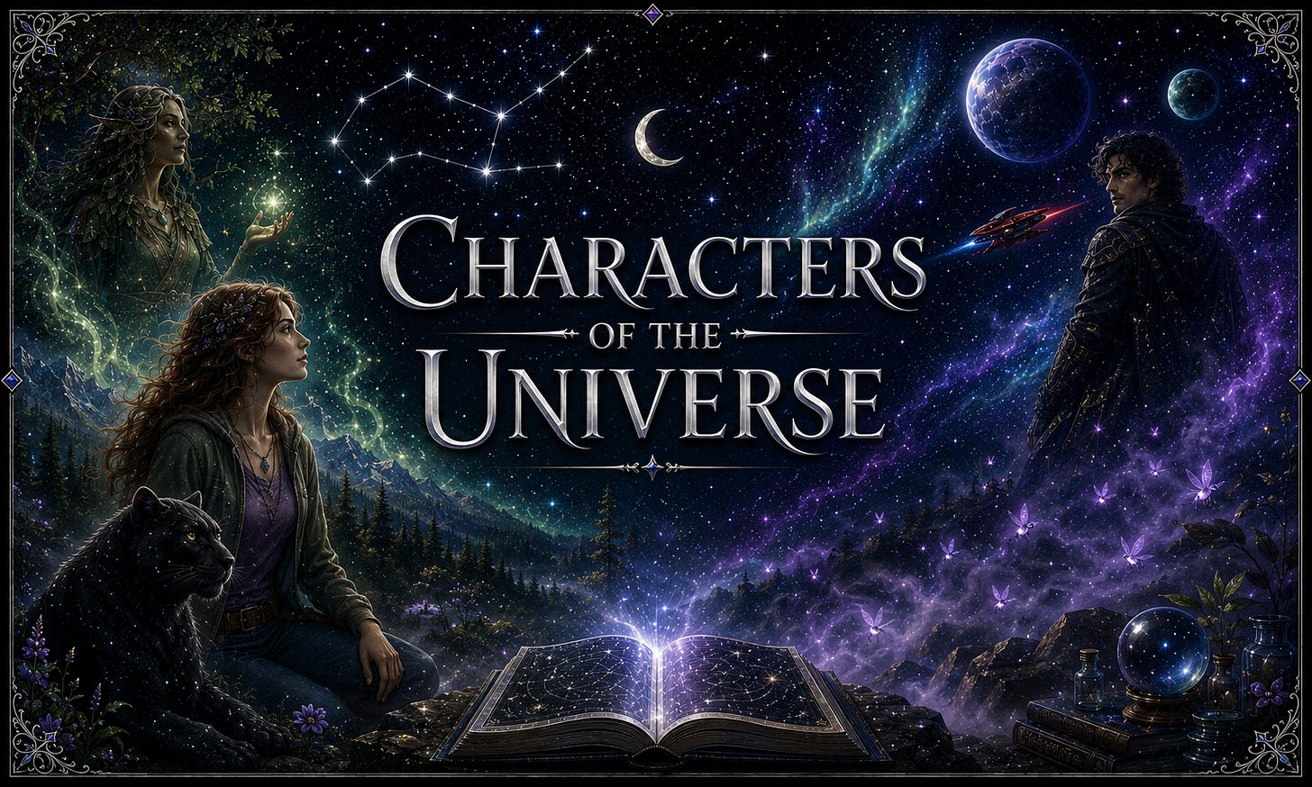 Characters of the Universe Header
