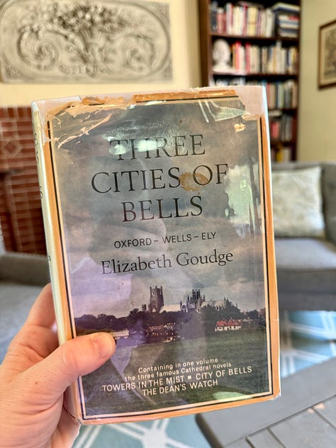 The first two photos are straight on, and the third one has the book tipped to the right. This helps you to better read the title in the last photo.