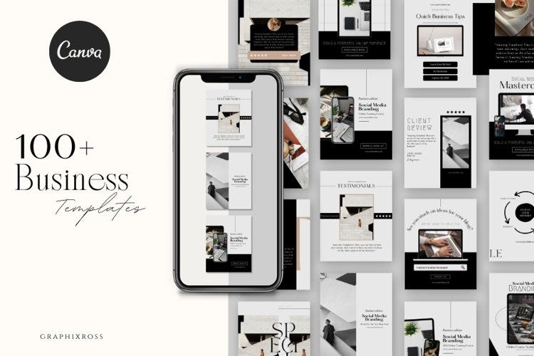 100 Business Instagram Post Templates | Canva (1507631)