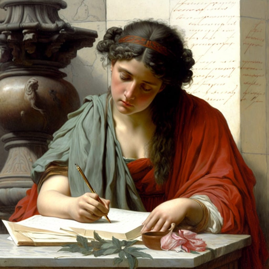 femal poet from ancient rome - sulpicia