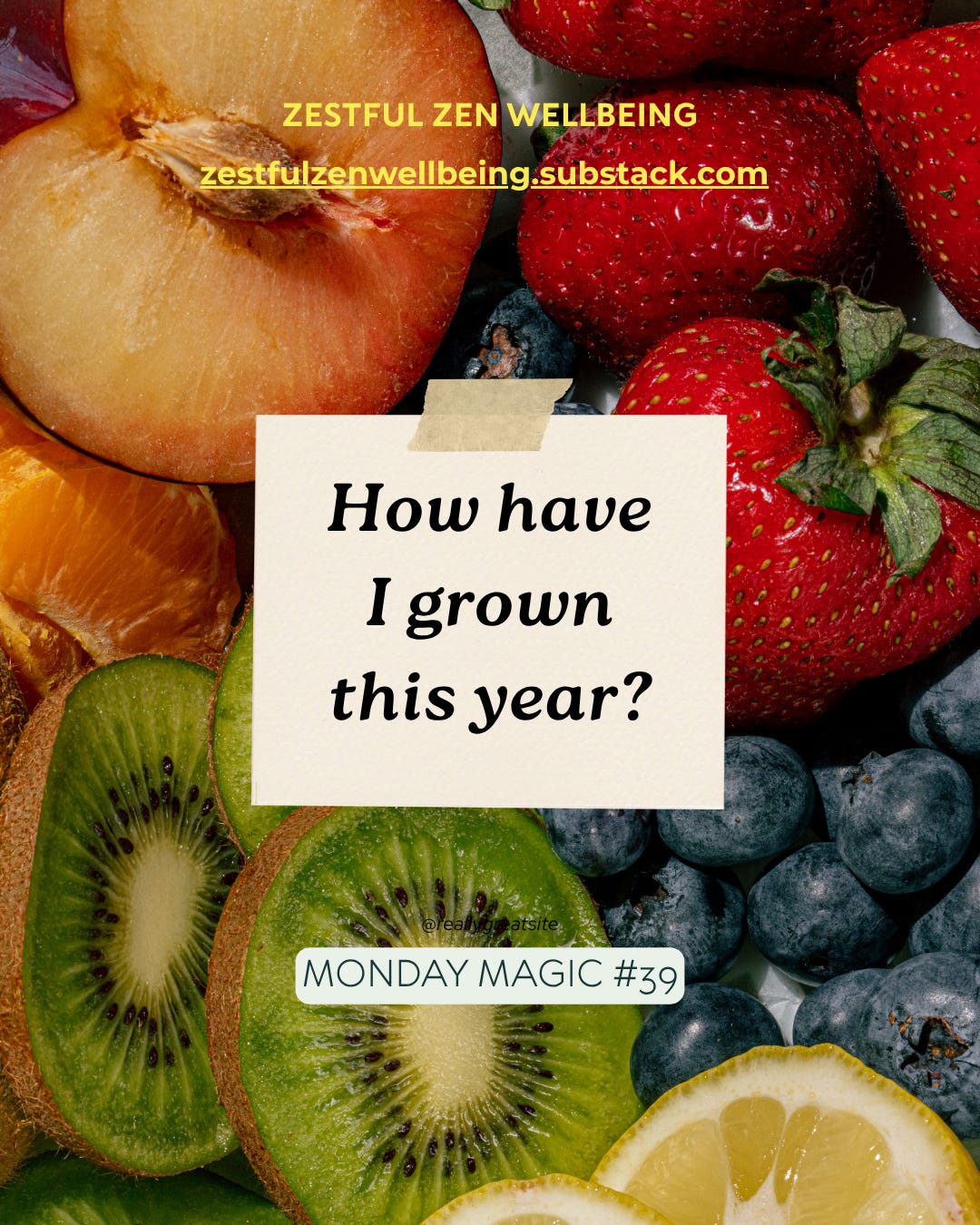 Prompt: How have I grown this year?