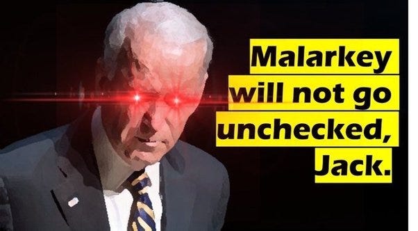 Why do Democrats keep posting the Dark Brandon meme? Don't they realize it  makes the actual Biden look sad, feeble and pathetic by comparison,  especially since the DOJ just declared him mentally