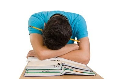 Male Student Head On Folded Arms Stock Photo 93782188 | Shutterstock