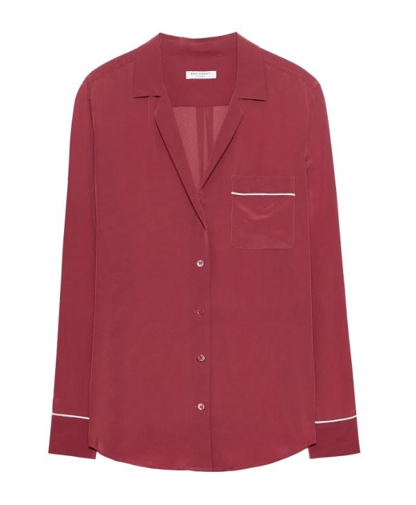 Red Silk Equipement Shirt Red Silk Equipement Shirt