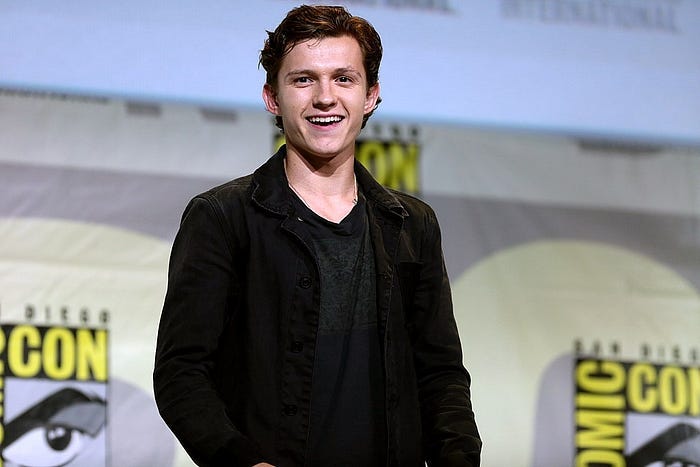 Actor Tom Holland. Actor Tom Holland.